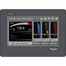 Schneider HMISTO705 4.3" wide screen touch panel, RS-232 terminal block