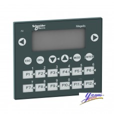 Schneider XBTR400 Small panel with keypad - matrix screen - green - 122 x 32 pixels - 5V DC