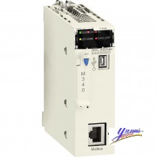Schneider BMXP341000H Processor module M340 - max 512 discrete + 128 analog I/O - Modbus