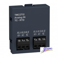 Schneider TMC2TI2 Cartridge M221 - 2 temperature inputs - I/O extension