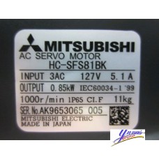 Mitsubishi HC-SFS81BK Servo Motor