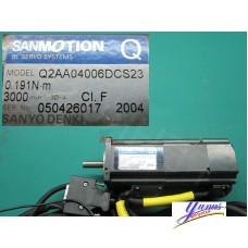 Sanyo Denki Q2AA04006DCS23 Servo Motor